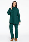 Pullover wide TYRA - dark green