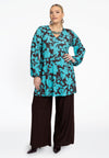 Tuniek v-halsketting jones - Turquoise