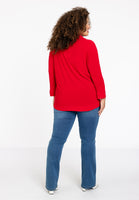 Blouse kimono 7/8 sleeve DOLCE - red - #3