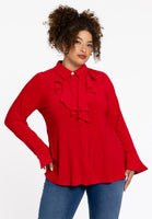 Blouse volant DOLCE - red - #1