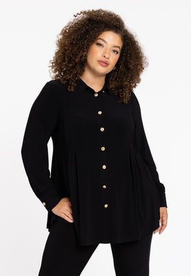 Blouse boxpleats DOLCE - black  - #1