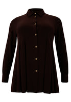 Blouse boxpleats DOLCE - brown - #4