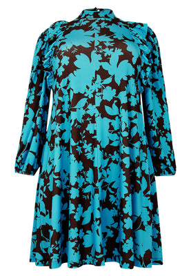 Dress A-line JONES - turquoise - #4