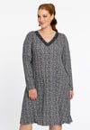 Dress a-line nova - Zwart