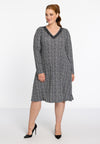 Dress a-line nova - Zwart