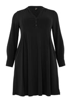 Dress grandad collar DOLCE - black - #1