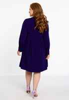 Dress grandad collar DOLCE - purple - #3