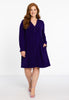 Dress grandad collar DOLCE - purple  - #2