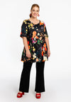 Tunic wide bottom CAMPO - black
