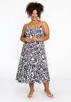 Dress spaghetti MAZE - white