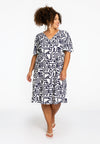 Dress pleated sleeve MAZE - white
