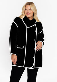 Jacket Interlock contrast - black - #1