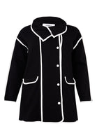 Jacket Interlock contrast - black  - #3