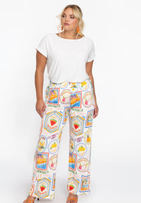 Trousers TROPICANA - ecru - #1