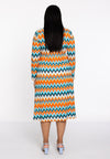 Dress ajour SUNSET - orange - #3