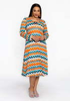 Dress ajour SUNSET - orange  - #2