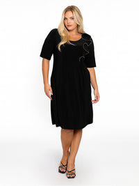 Jurk A-line zipflower DOLCE - #1