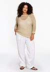 Gouden lurex pullover - goud