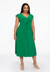 Dress cap sleeve DOLCE - green