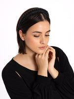 Headband pearls - black - #1