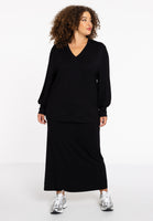 Sweater V-neck LOUNGE - black - #2