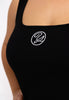 Tank logo rib LOUNGE - black - #4