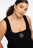 Tank logo rib LOUNGE - black  - #1