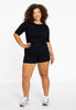 Tee short sleeves rib LOUNGE - black - #4