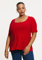 Top flared DOLCE - red - #1