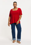 Top flared DOLCE - red - #2