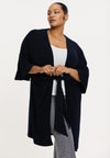 Vest met knoop dolce - blauw