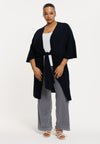 Vest met knoop dolce - blauw