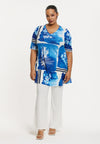 Tuniek wide bottom azzurro - blauw