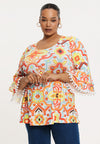 Tuniek flare mosaique - multi