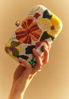 Clutch met kraaltjes - multi