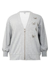 Bomber butterfly HANNELORE - light grey - #4