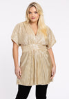 Tuniek plisse hannelore - goud