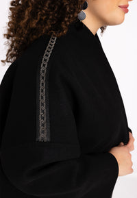 Coat with embellishments - black - #5