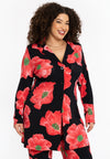 Long blazer PETALS - red 