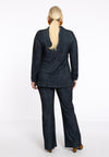 Trousers bootleg DENIM DOLCE - black 