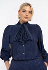 Tunic scarf DENIM DOLCE - blue