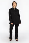 Trousers kick flare VERO - black 