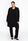 A-line blazer DOLCE PLISSE - black 
