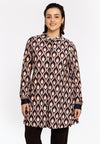 A-line blouse GOCCIA - purple 