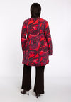 Tunic wide bottom GLORIA - red 