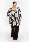 Tunic wide bottom FIORITO - brown