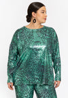 Top MOIRA - green 