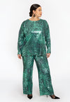 Trousers MOIRA - green