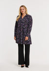 Tunic wide bottom BOHO - purple 