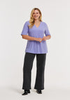 Jeans wide leg 5-pockets studs - Zwart